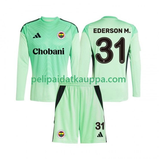 Fenerbahce Ederson Moraes 31 Maalivahdin Vieras Fanipelipaita (Lasten) 2025-2026 Pitkähihainen