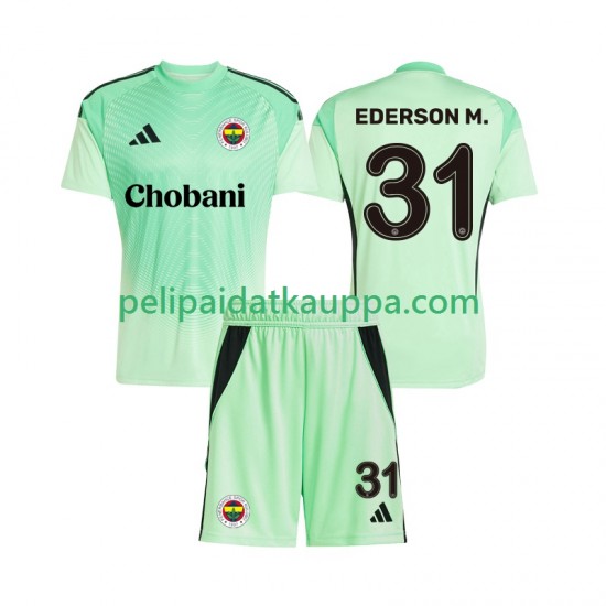 Fenerbahce Ederson Moraes 31 Maalivahdin Vieras Fanipelipaita (Lasten) 2025-2026 Lyhythihainen