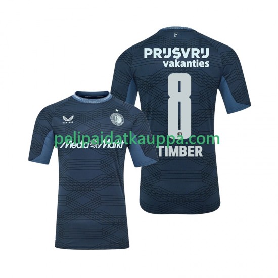 Feyenoord Rotterdam Quinten Timber 8 Vieras Fanipelipaita (Miehet) 2025-2026 Lyhythihainen