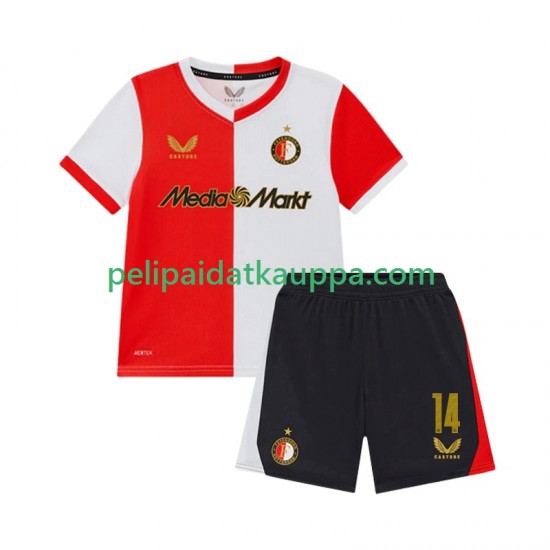 Feyenoord Rotterdam Sem Steijn 14 Koti Fanipelipaita (Lasten) 2025-2026 Lyhythihainen