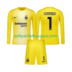 Inter Milan Yann Sommer 1 Maalivahdin Vieras Fanipelipaita (Lasten) 2025-2026 Pitkähihainen