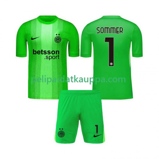 Inter Milan Yann Sommer 1 Maalivahdin Kolmas Fanipelipaita (Lasten) 2025-2026 Lyhythihainen Inter Milan Yann Sommer 1 Maalivahdin Kolmas Fanipelipaita (Lasten) 2025-2026 Lyhythihainen