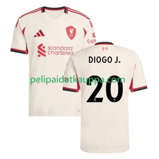Liverpool Diogo Jota 20 Vieras Fanipelipaita (Miehet) 2025-2026 Lyhythihainen Liverpool Diogo Jota 20 Vieras Fanipelipaita (Miehet) 2025-2026 Lyhythihainen