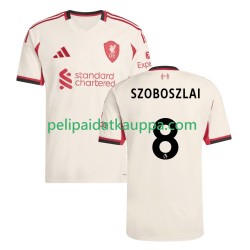 Liverpool Dominik Szoboszlai 8 Vieras Fanipelipaita (Miehet) 2025-2026 Lyhythihainen