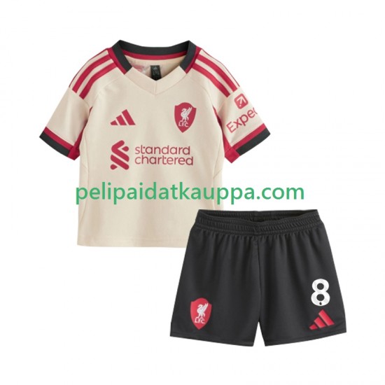 Liverpool Dominik Szoboszlai 8 Vieras Fanipelipaita (Lasten) 2025-2026 Lyhythihainen