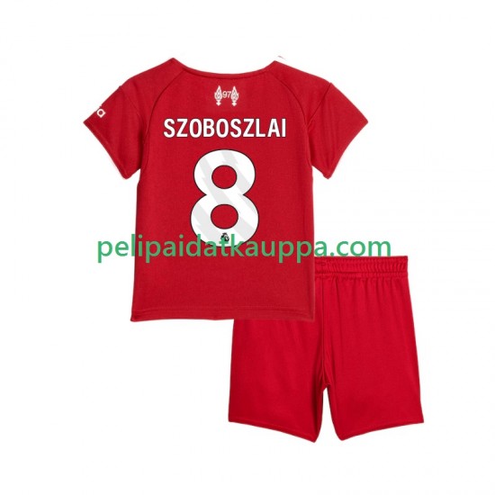 Liverpool Dominik Szoboszlai 8 Koti Fanipelipaita (Lasten) 2025-2026 Lyhythihainen