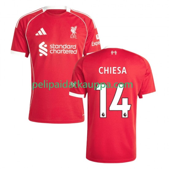Liverpool Federico Chiesa 14 Koti Fanipelipaita (Miehet) 2025-2026 Lyhythihainen