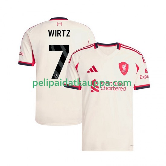 Liverpool Florian Wirtz 7 Vieras Fanipelipaita (Miehet) 2025-2026 Lyhythihainen