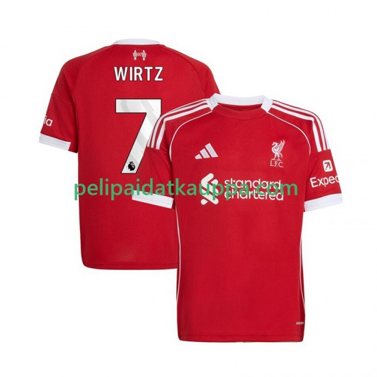 Liverpool Florian Wirtz 7 Koti Fanipelipaita (Miehet) 2025-2026 Lyhythihainen Liverpool Florian Wirtz 7 Koti Fanipelipaita (Miehet) 2025-2026 Lyhythihainen