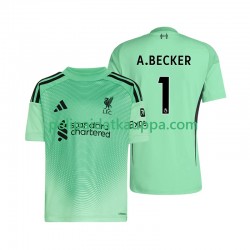 Liverpool Alisson Becker 1 Maalivahdin Koti Fanipelipaita (Miehet) 2025-2026 Lyhythihainen