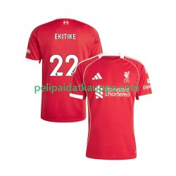 Liverpool Hugo Ekitike 22 Koti Fanipelipaita (Miehet) 2025-2026 Lyhythihainen