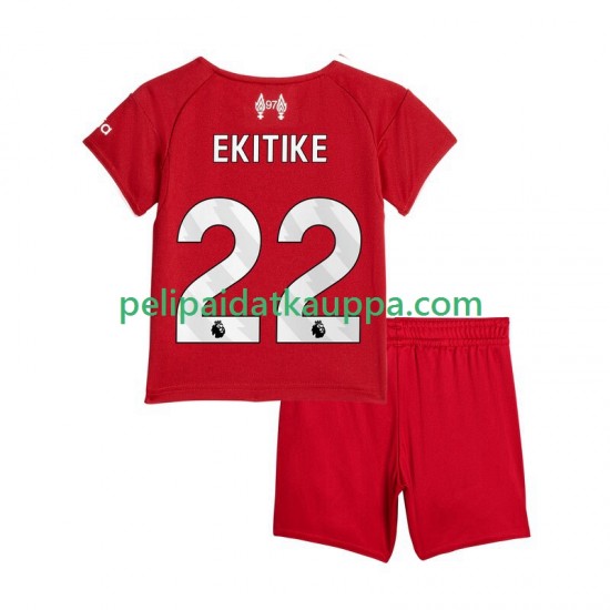 Liverpool Hugo Ekitike 22 Koti Fanipelipaita (Lasten) 2025-2026 Lyhythihainen
