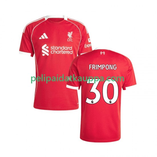 Liverpool Jeremie Frimpong 30 Koti Fanipelipaita (Miehet) 2025-2026 Lyhythihainen