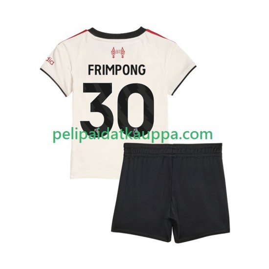 Liverpool Jeremie Frimpong 30 Vieras Fanipelipaita (Lasten) 2025-2026 Lyhythihainen