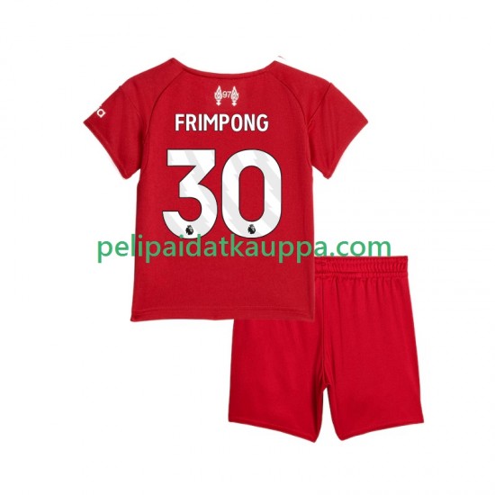 Liverpool Jeremie Frimpong 30 Koti Fanipelipaita (Lasten) 2025-2026 Lyhythihainen