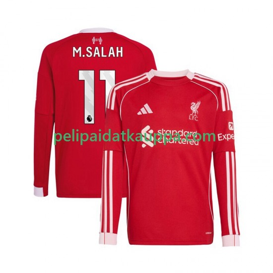 Liverpool Mohamed Salah 11 Koti Fanipelipaita (Miehet) 2025-2026 Pitkähihainen