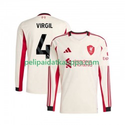 Liverpool Virgil van Dijk 4 Vieras Fanipelipaita (Miehet) 2025-2026 Pitkähihainen