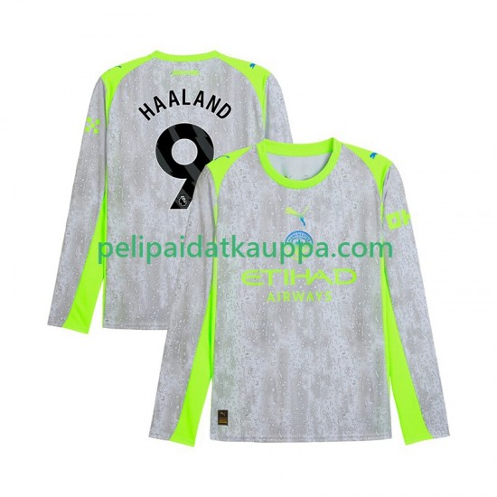 Manchester City Erling Haaland 9 Kolmas Fanipelipaita (Miehet) 2025-2026 Pitkähihainen