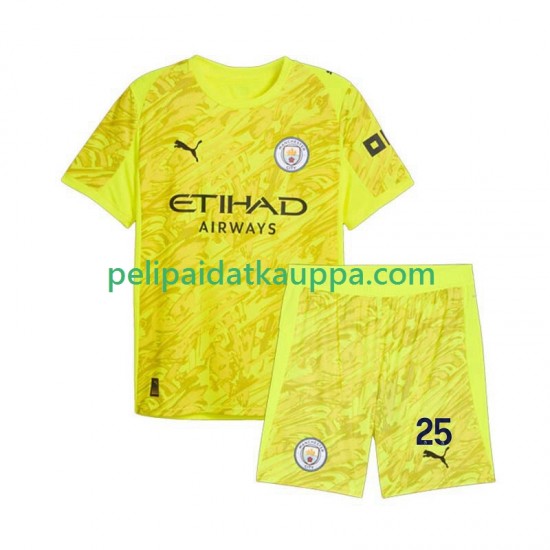 Manchester City Gianluigi Donnarumma 25 Maalivahdin Kolmas Fanipelipaita (Lasten) 2025-2026 Lyhythihainen
