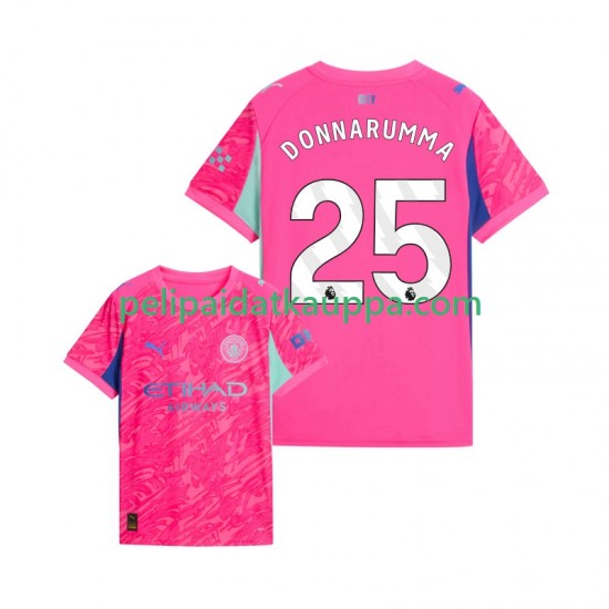 Manchester City Gianluigi Donnarumma 25 Maalivahdin Vieras Fanipelipaita (Miehet) 2025-2026 Lyhythihainen