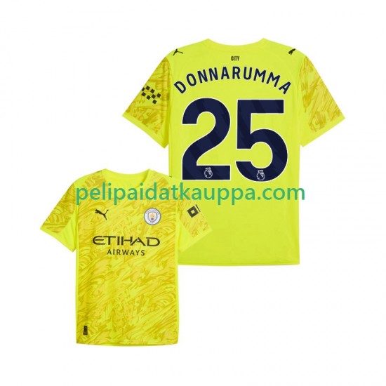 Manchester City Gianluigi Donnarumma 25 Maalivahdin Kolmas Fanipelipaita (Miehet) 2025-2026 Lyhythihainen