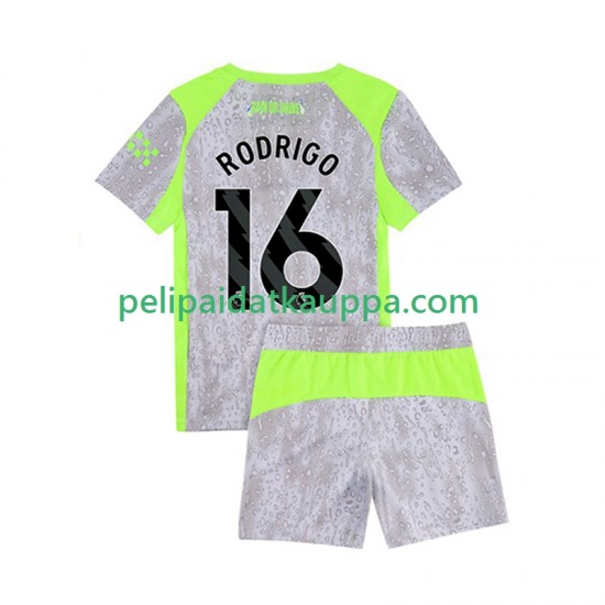 Manchester City Rodrigo Hernandez 16 Kolmas Fanipelipaita (Lasten) 2025-2026 Lyhythihainen