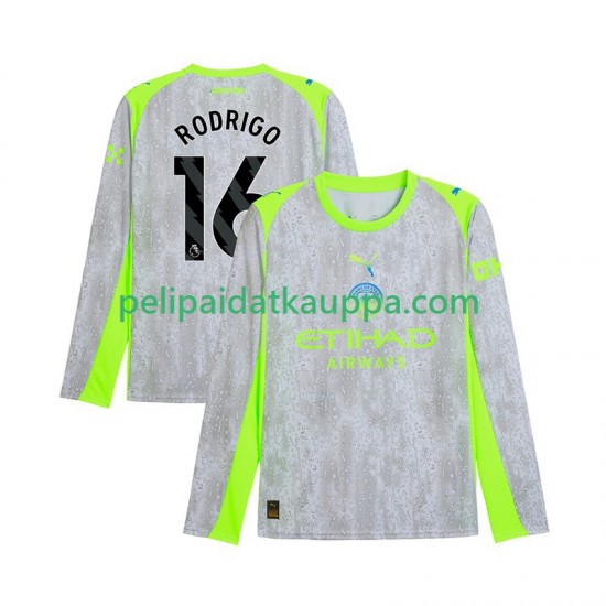 Manchester City Rodrigo Hernandez 16 Kolmas Fanipelipaita (Miehet) 2025-2026 Pitkähihainen