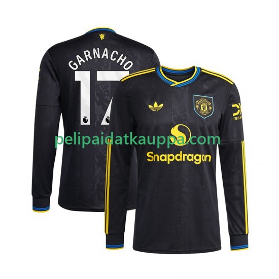 Manchester United Alejandro Garnacho 17 Kolmas Fanipelipaita (Miehet) 2025-2026 Pitkähihainen Manchester United Alejandro Garnacho 17 Kolmas Fanipelipaita (Miehet) 2025-2026 Pitkähihainen