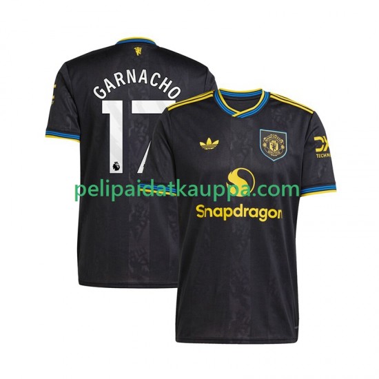 Manchester United Alejandro Garnacho 17 Kolmas Fanipelipaita (Miehet) 2025-2026 Lyhythihainen