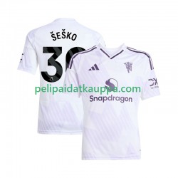 Manchester United Benjamin Sesko 30 Vieras Fanipelipaita (Miehet) 2025-2026 Lyhythihainen