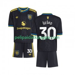 Manchester United Benjamin Sesko 30 Kolmas Fanipelipaita (Lasten) 2025-2026 Lyhythihainen