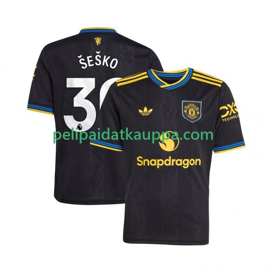 Manchester United Benjamin Sesko 30 Kolmas Fanipelipaita (Miehet) 2025-2026 Lyhythihainen