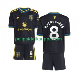 Manchester United Bruno Fernandes 8 Kolmas Fanipelipaita (Lasten) 2025-2026 Lyhythihainen