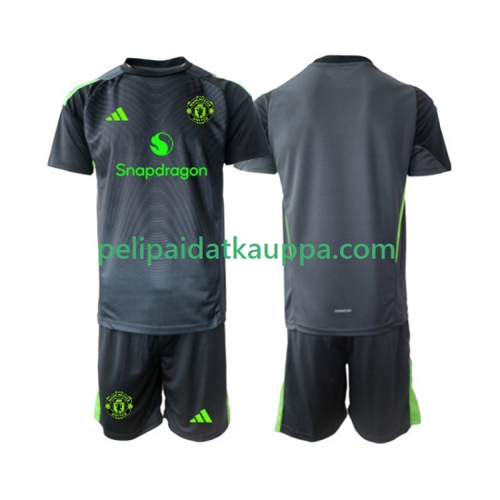 Manchester United Maalivahdin Vieras Fanipelipaita (Lasten) 2025-2026 Lyhythihainen