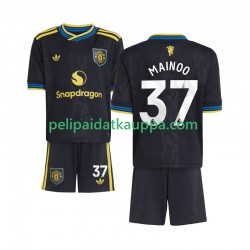 Manchester United Kobbie Mainoo 37 Kolmas Fanipelipaita (Lasten) 2025-2026 Lyhythihainen