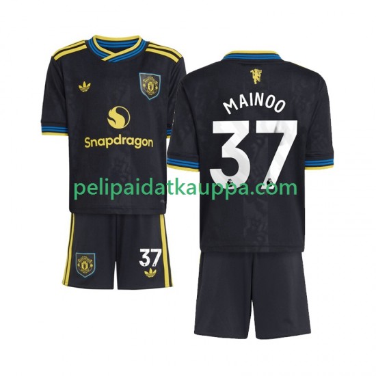 Manchester United Kobbie Mainoo 37 Kolmas Fanipelipaita (Lasten) 2025-2026 Lyhythihainen Manchester United Kobbie Mainoo 37 Kolmas Fanipelipaita (Lasten) 2025-2026 Lyhythihainen