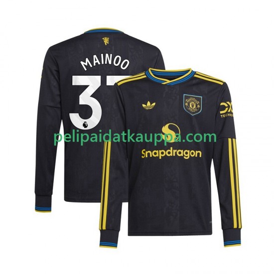 Manchester United Kobbie Mainoo 37 Kolmas Fanipelipaita (Miehet) 2025-2026 Pitkähihainen