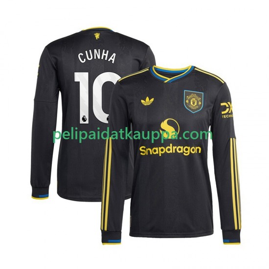 Manchester United Matheus Cunha 10 Kolmas Fanipelipaita (Miehet) 2025-2026 Pitkähihainen