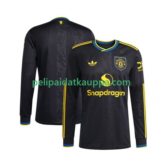 Manchester United Kolmas Fanipelipaita (Miehet) 2025-2026 Pitkähihainen Manchester United Kolmas Fanipelipaita (Miehet) 2025-2026 Pitkähihainen