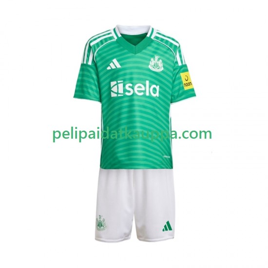 Newcastle United Vieras Fanipelipaita (Lasten) 2025-2026 Lyhythihainen Newcastle United Vieras Fanipelipaita (Lasten) 2025-2026 Lyhythihainen