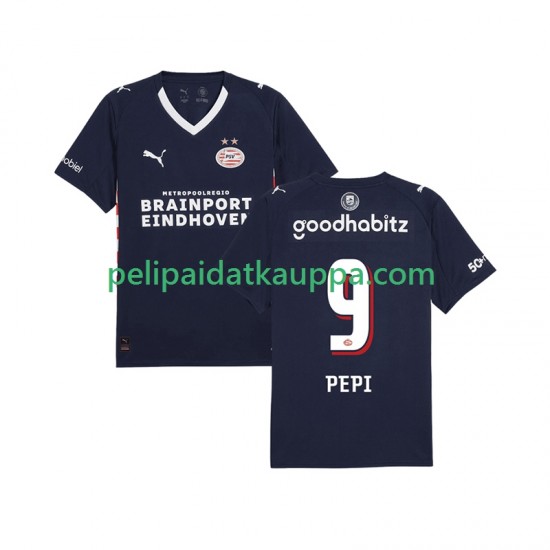 PSV Eindhoven Ricardo Pepi 9 Vieras Fanipelipaita (Miehet) 2025-2026 Lyhythihainen