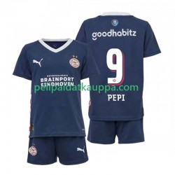 PSV Eindhoven Ricardo Pepi 9 Vieras Fanipelipaita (Lasten) 2025-2026 Lyhythihainen