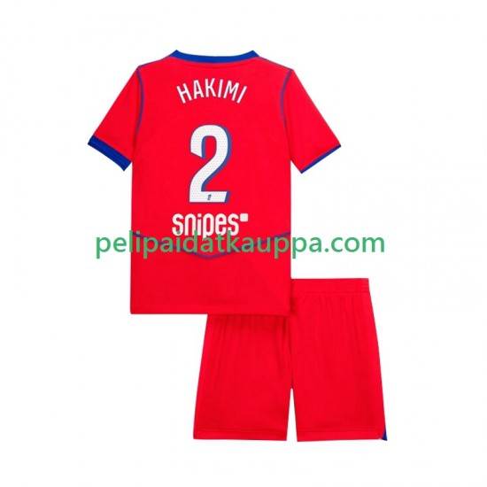 Paris Saint-Germain Achraf Hakimi 2 Kolmas Fanipelipaita (Lasten) 2025-2026 Lyhythihainen Paris Saint-Germain Achraf Hakimi 2 Kolmas Fanipelipaita (Lasten) 2025-2026 Lyhythihainen