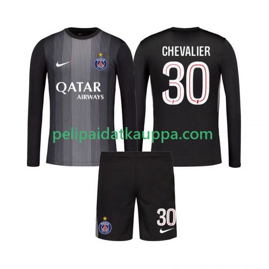 Paris Saint-Germain Lucas Chevalier 30 Maalivahdin Koti Fanipelipaita (Lasten) 2025-2026 Pitkähihainen