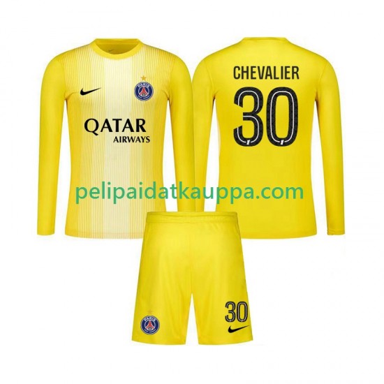 Paris Saint-Germain Lucas Chevalier 30 Maalivahdin Kolmas Fanipelipaita (Lasten) 2025-2026 Pitkähihainen