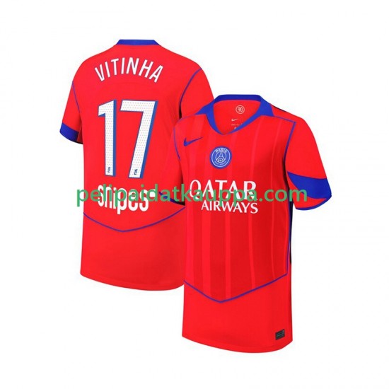 Paris Saint-Germain Khvicha Kvaratskhelia 7 Kolmas Fanipelipaita (Lasten) 2025-2026 Lyhythihainen