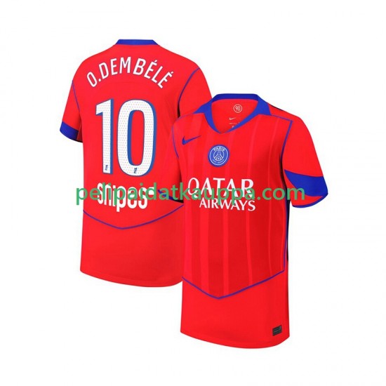 Paris Saint-Germain Ousmane Dembele 10 Kolmas Fanipelipaita (Miehet) 2025-2026 Lyhythihainen Paris Saint-Germain Ousmane Dembele 10 Kolmas Fanipelipaita (Miehet) 2025-2026 Lyhythihainen