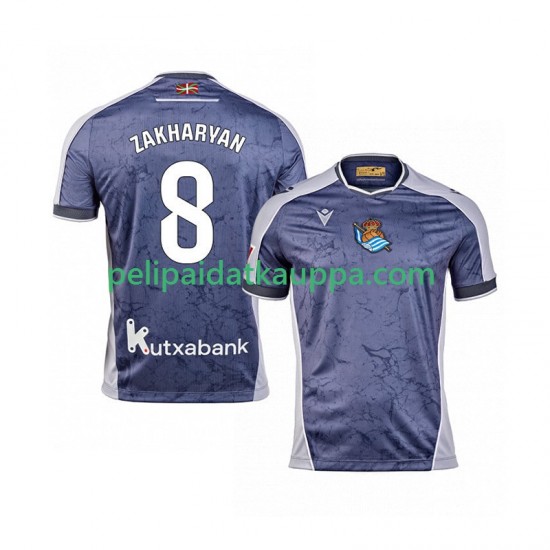 Real Sociedad Arsen Zakharyan 8 Vieras Fanipelipaita (Miehet) 2025-2026 Lyhythihainen