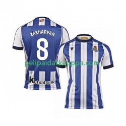 Real Sociedad Arsen Zakharyan 8 Koti Fanipelipaita (Miehet) 2025-2026 Lyhythihainen