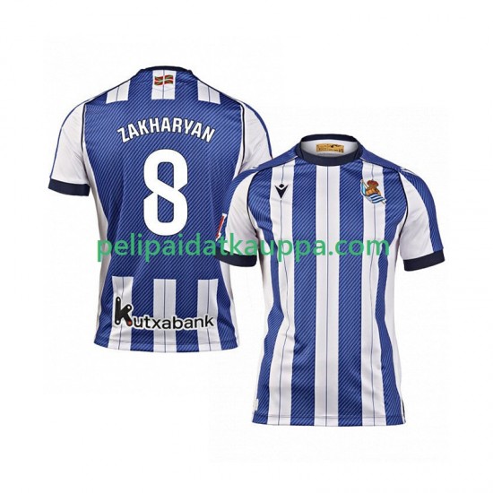 Real Sociedad Arsen Zakharyan 8 Koti Fanipelipaita (Miehet) 2025-2026 Lyhythihainen